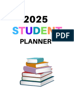 2025 Student Planner