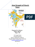 The Freedom Struggle in Princely India