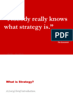 What Is Strategy