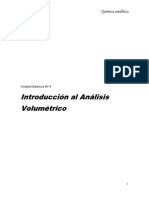 Unidad Didáctica #4 INTRODUCCIÓN AL ANÁLISIS VOLUMÉTRICO