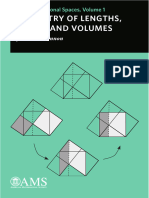 Geometry of Lengths, Areas, and Volumes Two-Dimensional Spaces by Cannon, James W.