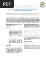 Indicadores Ácidos Base y Medición de PH Por Medio Del Indicador Universal