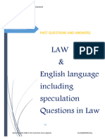 HND Law and English