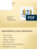 Data Analysis and Measurement