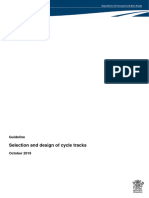 Selection and Design of Cycle Tracks: Guideline