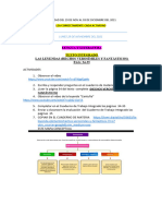 Actividad Del 29 de Nov Al 03 de Diciembre Del 2021