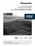 CQ-C7205U/C7105U: Operating Instructions Manuel D'instructions Manual de Instrucciones