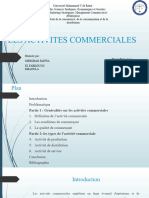 Les Activités Commerciales