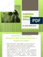 Anestesia General Inhalatoria