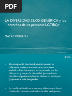 La Diversidad Sexual Modulo 5