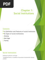 Social Organisations