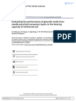 Evaluating The Performance of Geocells - Showing Force Distribution