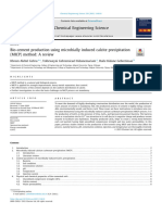 Bio-Cement Production Using Microbially Induced Calcite Precipitation