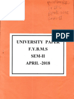 Fybms Sem II