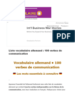 Les Verbes de Communication