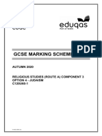 Gcse Marking Scheme: AUTUMN 2020