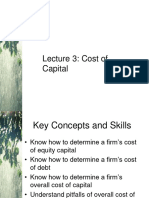 Cost of Capital, CH 14