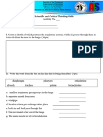 1-Respiratory System Worksheet