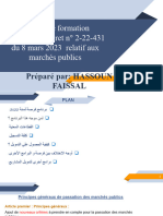 Les Apports Du Nouveau Decret Des Marches Publics Au Maroc 2023.