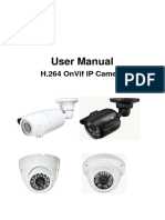 User Manual H.264 OnVif IP Camera DOMO