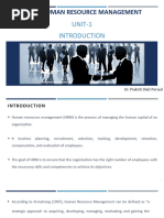 HRM U-1 Introduction