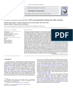 David - Growth in Global Materials Use, GDP and Population During The 20th Century