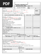 Welder's Performancequalification (WPQ) Form