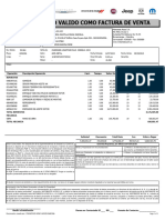 Documento No Valido Como Factura de Venta: Consecutivo 50,564