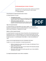 Hormonoterapia e Inmunoterapia