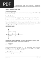 7 Systems of Particles & Rot. Motion