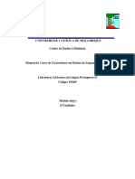 Literatura Africana em Língua Portuguesa II