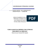 Portfólio Como Alinhar Sua Empresa Com o Ritmo de Crescimento Do Mercado - Empresa R 0P Calçados