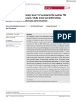 eJHaem - 2022 - Linko Parvinen - HemoScreen Hematology Analyzer Compared To Sysmex XN For Complete Blood Count White Blood