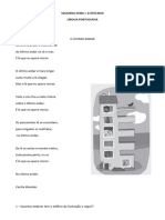 Poema - o Ultimo Andar Com Atividades