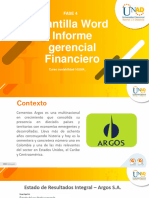 Anexo 2 - Fase 4 Plantilla Presentación Informe Gerencial Financiero