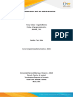 Tarea 2 - Plasmar Nuestro Sentir, Por Medio de La Escritura