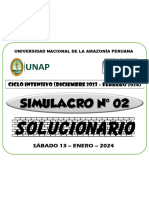 Solucionario - Simulacro 02 - (13-01-2024)