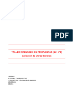 Evaluación 6 - Licitación de Obras Menores (Sumativa)