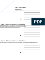 Chapter 3 Selecting Investments in A Global Market