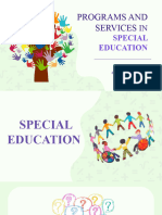 Educational Programs and Services 052636