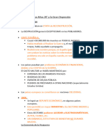 Los Años 20 y La Gran Depresión (Resumen)