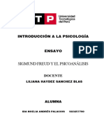 Andrés Palacios - Ida - Ensayo de Teorías Psicológicas - Psicoanálisis