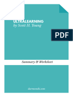 Ultralearning by Scott Young Summary and Worksheet