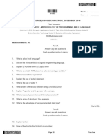 Bca1mpcl 2018 Dec Methodology of Programming and C Language