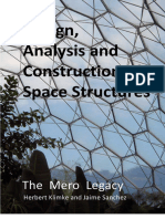 Design, Analysis and Construction of Space Structures The MERO Legacy