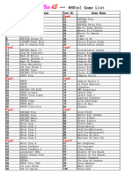 PCB Pandora Box 4s 680in1 Game List