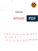 MTH165 Unit 3