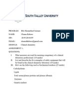 Clinical Chemistry 1