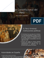 Evolución Constitucional Del Perú