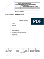 NSH-SAOMPP-CMS-PI-005 - Intenal Cleaning & Hydrotesting